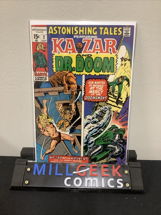 Astonishing Tales #2 (1970 Marvel Comics) VF (8.0) 1st Garokk The Petrified Man