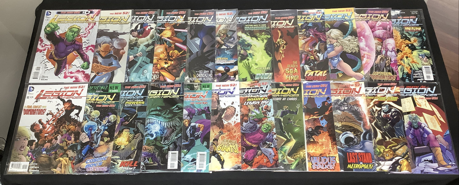 Legion Of SuperHeroes New 52 #0-23, Legion Lost #0-16, Secret Origins #1-6