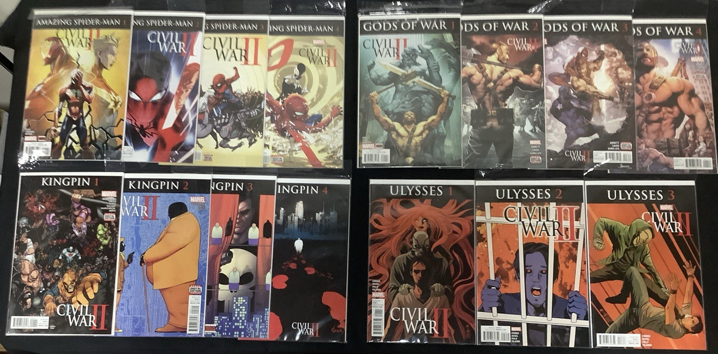 Civil War II Comic Bundle: See Description For Details, 28 Comics Total, Bendis