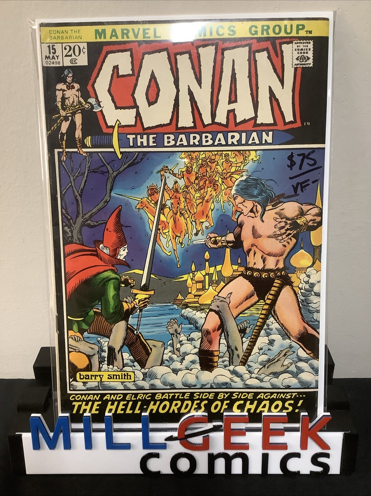 Conan the Barbarian #15 (Marvel Comics May 1972) VF- (7.5) Barry Windsor-Smith