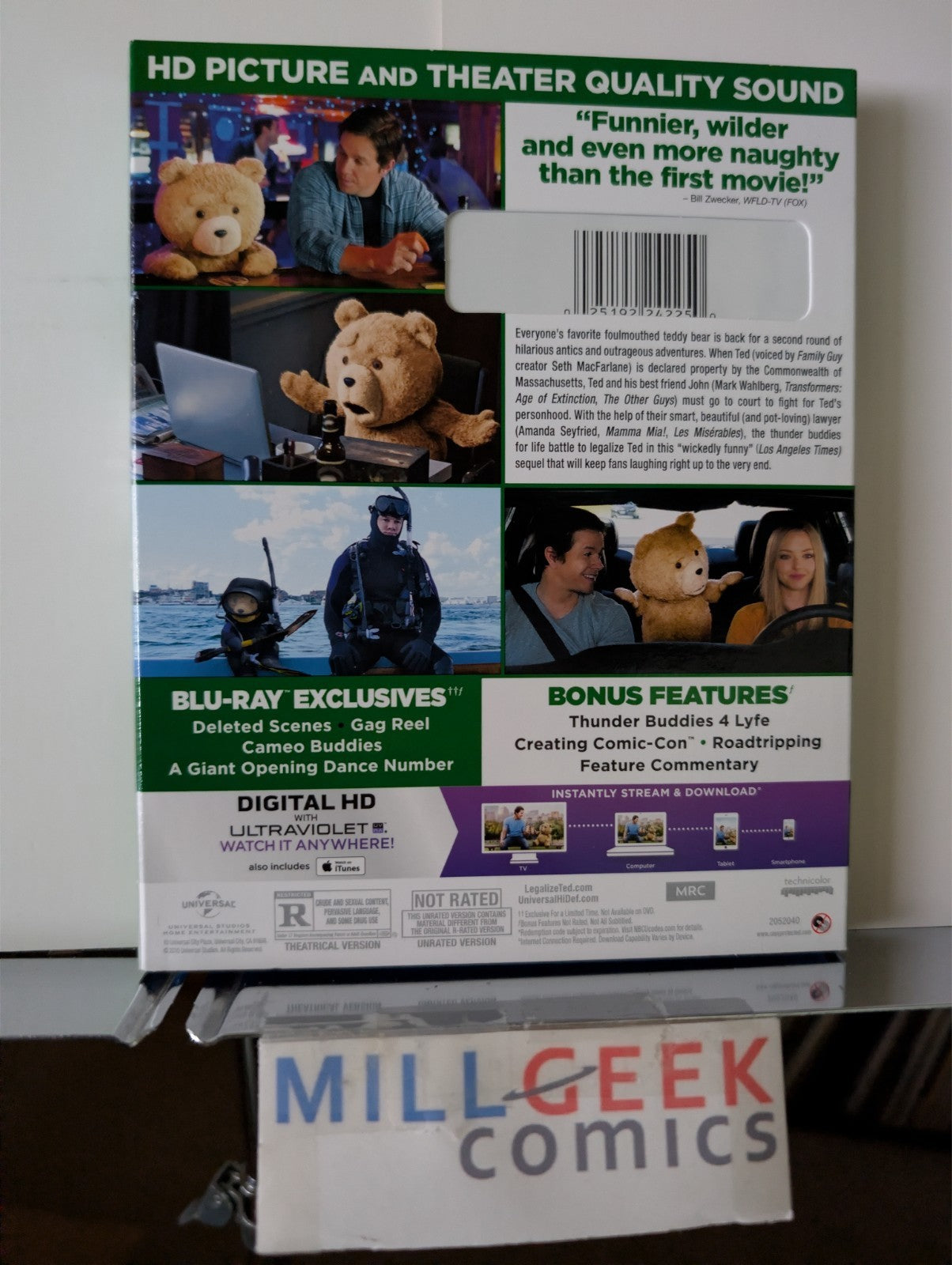Ted / Ted 2, 2 Movie Set (Blu-ray) Like New -JD