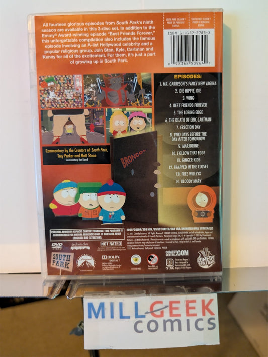 South Park, The Complete Ninth Season (DVD) -JD