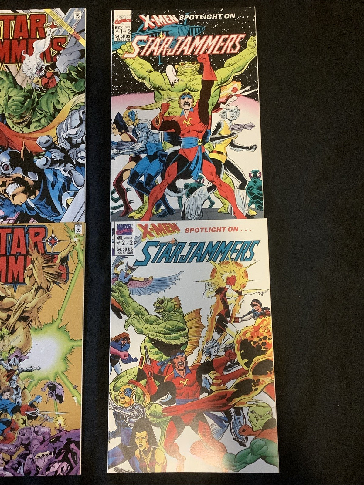 Starjammers Comic Bundle: Starjammers #1-4, X-men Spotlight #1-2, 6 Comic Lot