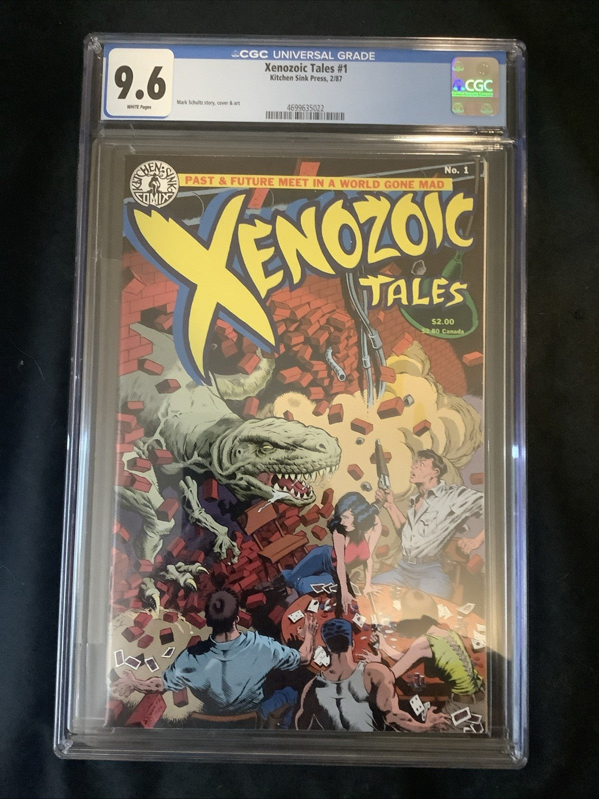 Xenozoic Tales #1 (Kitchen Sink Press) CGC Graded 9.6 (NM+) Mark Schultz, 1987