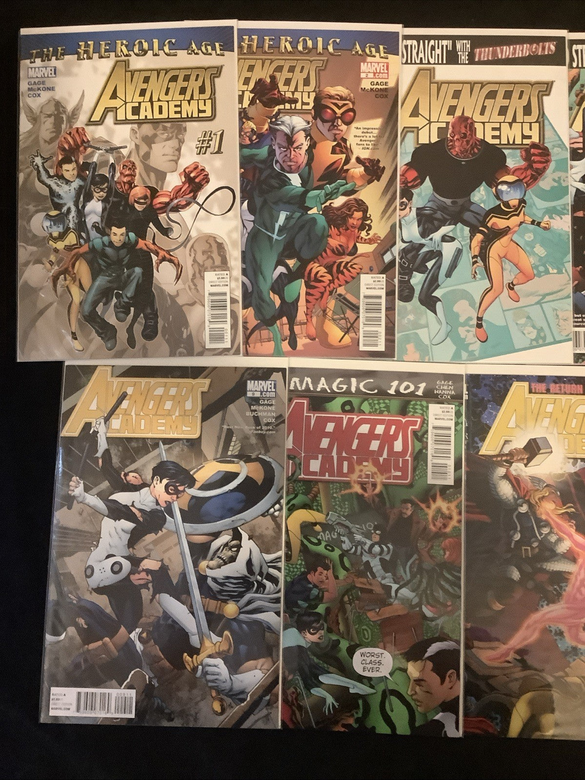 Avengers Academy #1-31 (Missing #23) Comic Lot, 1st App White Tiger (Ava Ayala)