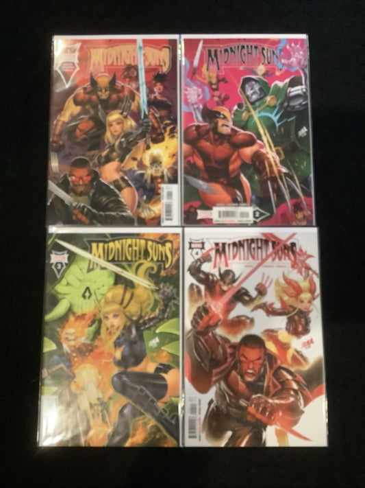Midnight Suns #1-4 Comic Lot, Marvel Comics, David Nakayama, 2022