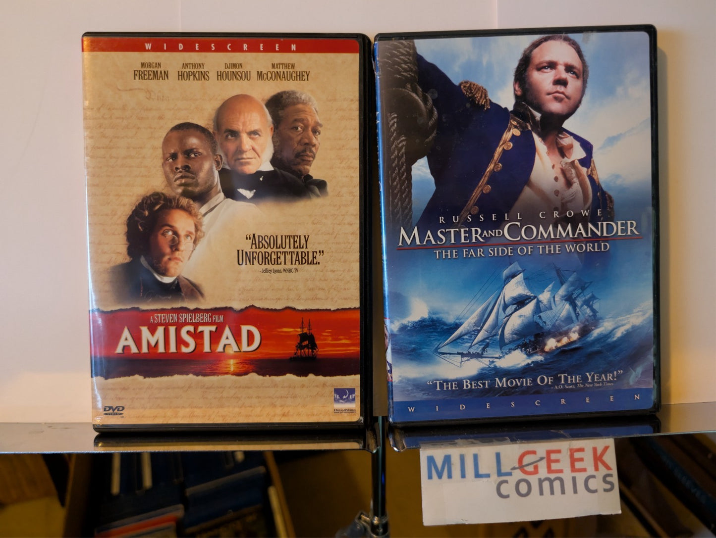 Amistad / Master and Commander, 2 Academy Award Winning Movies (DVD) -JD