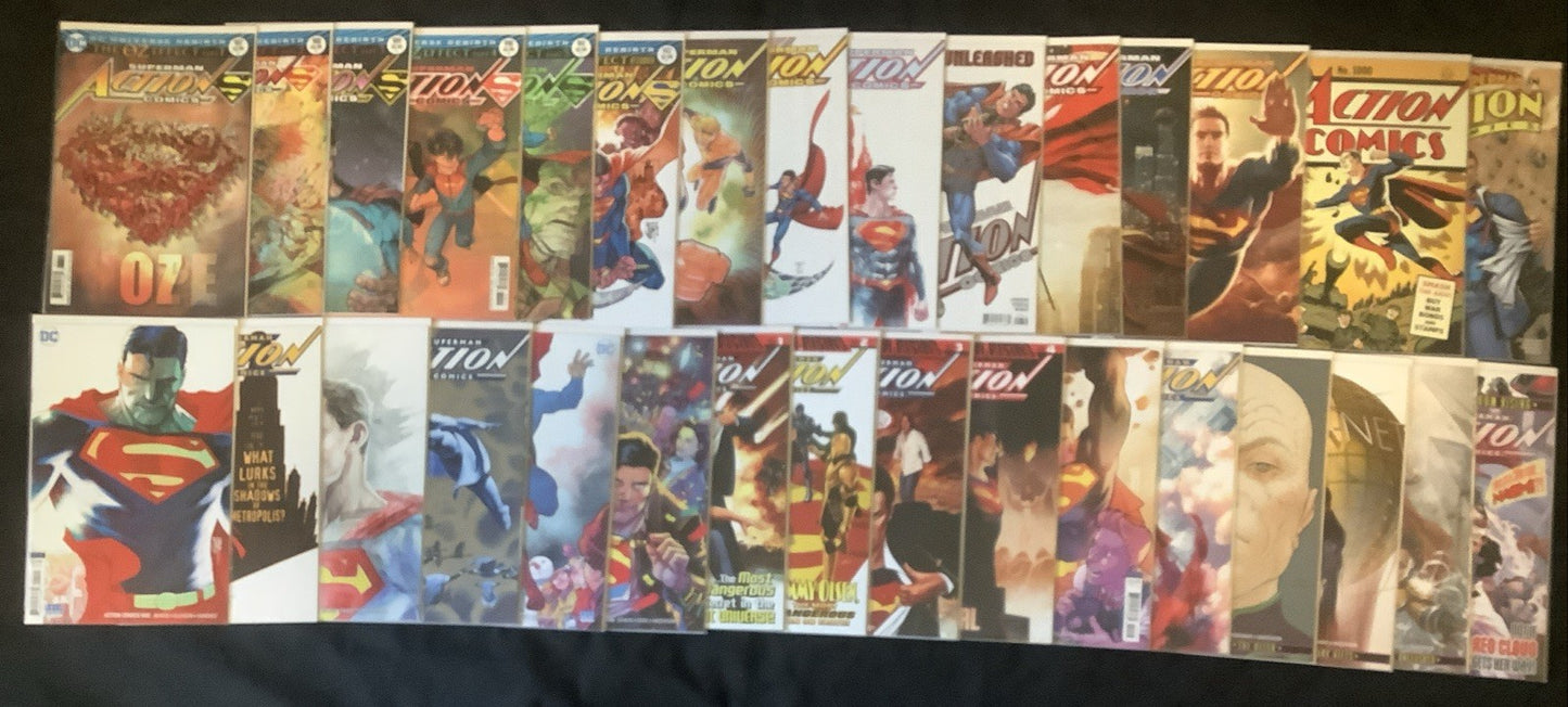 Action Comics #957-1048 (Missing #1035) Comic Lot, DC, Additional Variant Covers