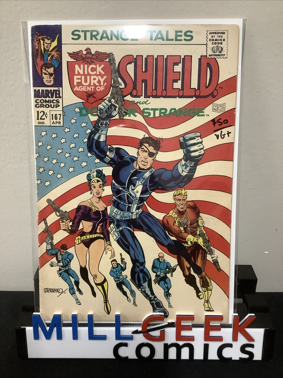 Strange Tales #167 (Marvel Comics April 1968) VG+ (4.5) Jim Steranko
