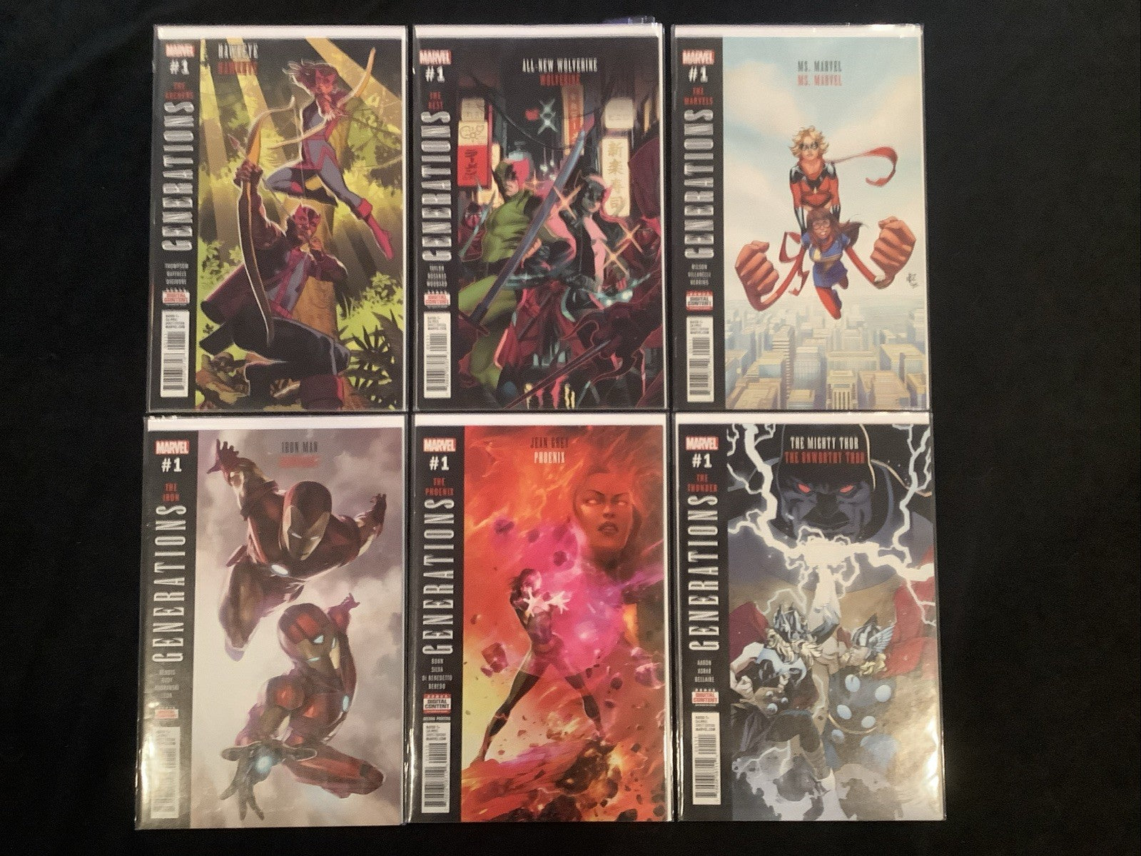 Marvel Generations Bundle: See Photo And Description For Details, 6 Comics