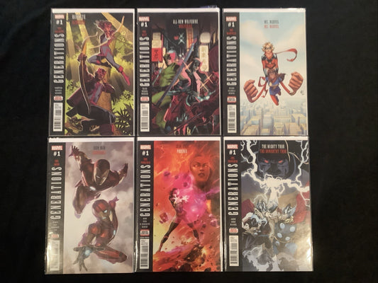 Marvel Generations Bundle: See Photo And Description For Details, 6 Comics