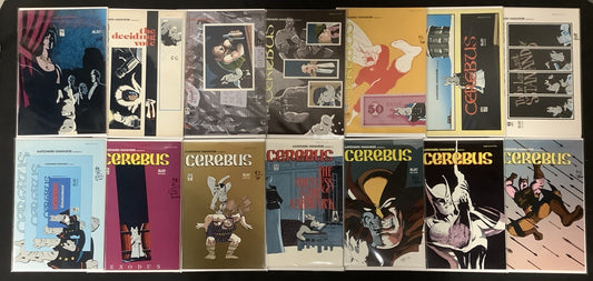 Cerebus #43-56 Comic Lot, Aardvark-Vanaheim, Dave Sim, Origin Of The Wolveroach