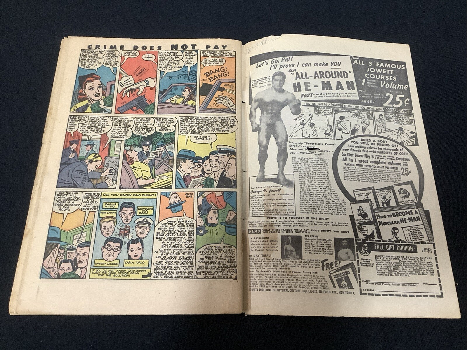 Crime Does Not Pay #71 (Lev Gleason January 1949) 0.5 (Poor) Please See Notes