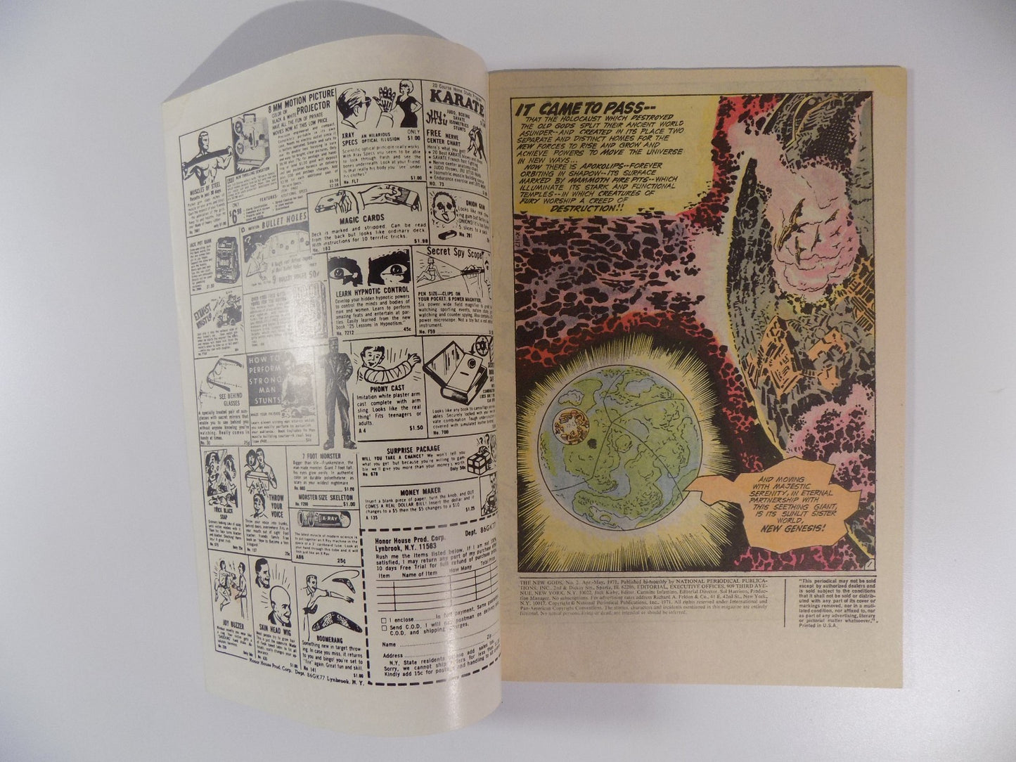 New Gods #2 DC Comic May 1971 Fine+