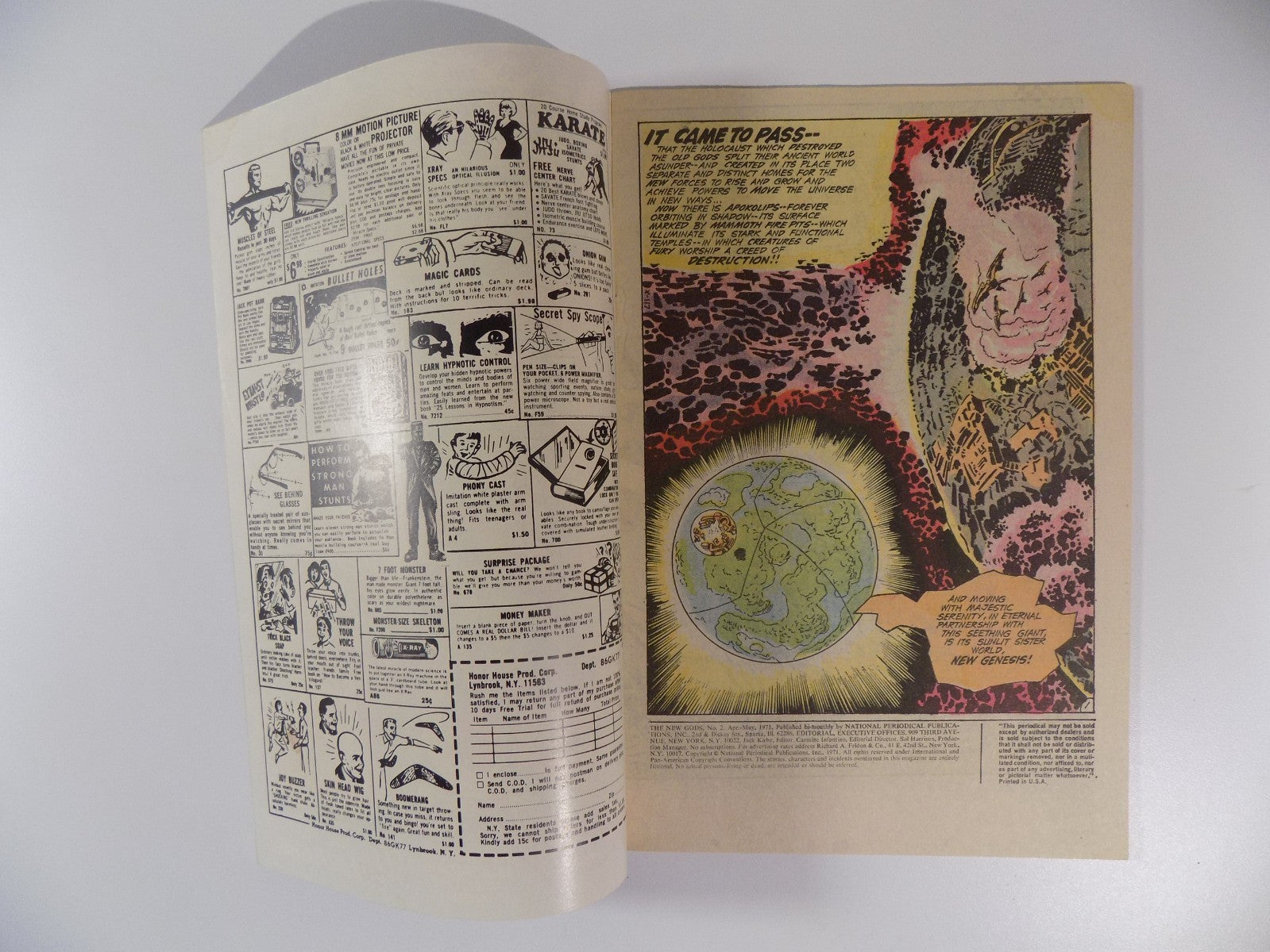 New Gods #2 DC Comic May 1971 Fine+