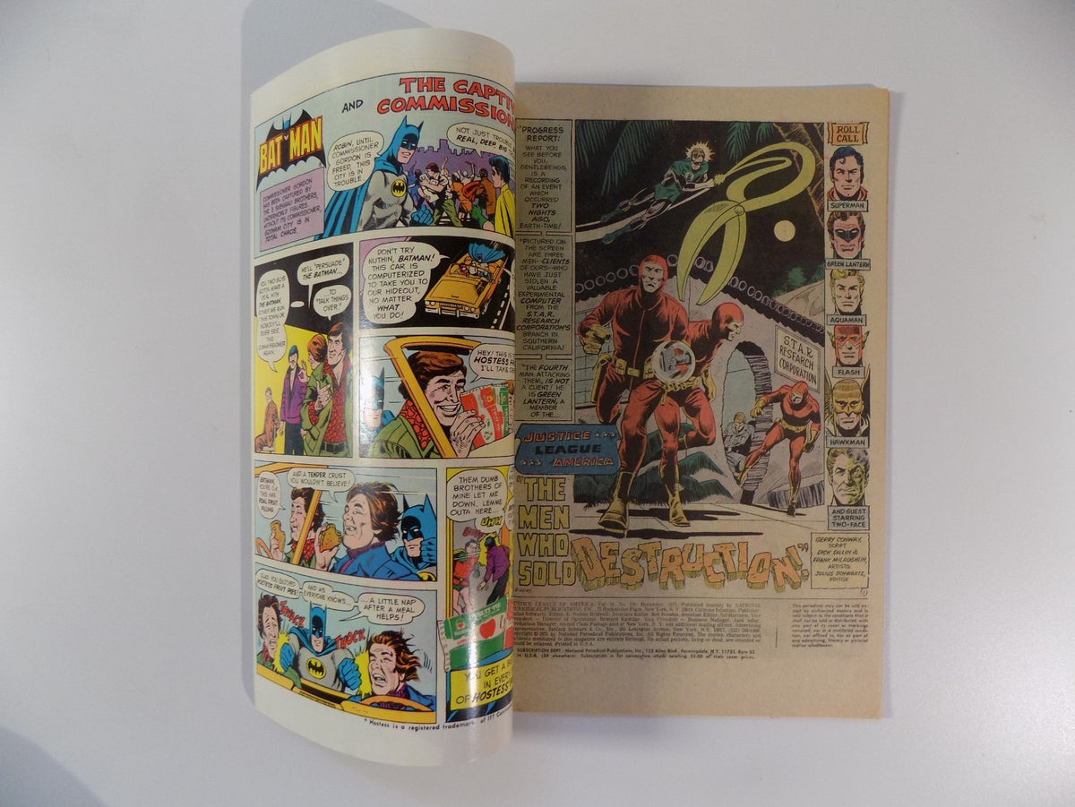 Justice League of America #125 DC Comic December 1975 Near Mint-