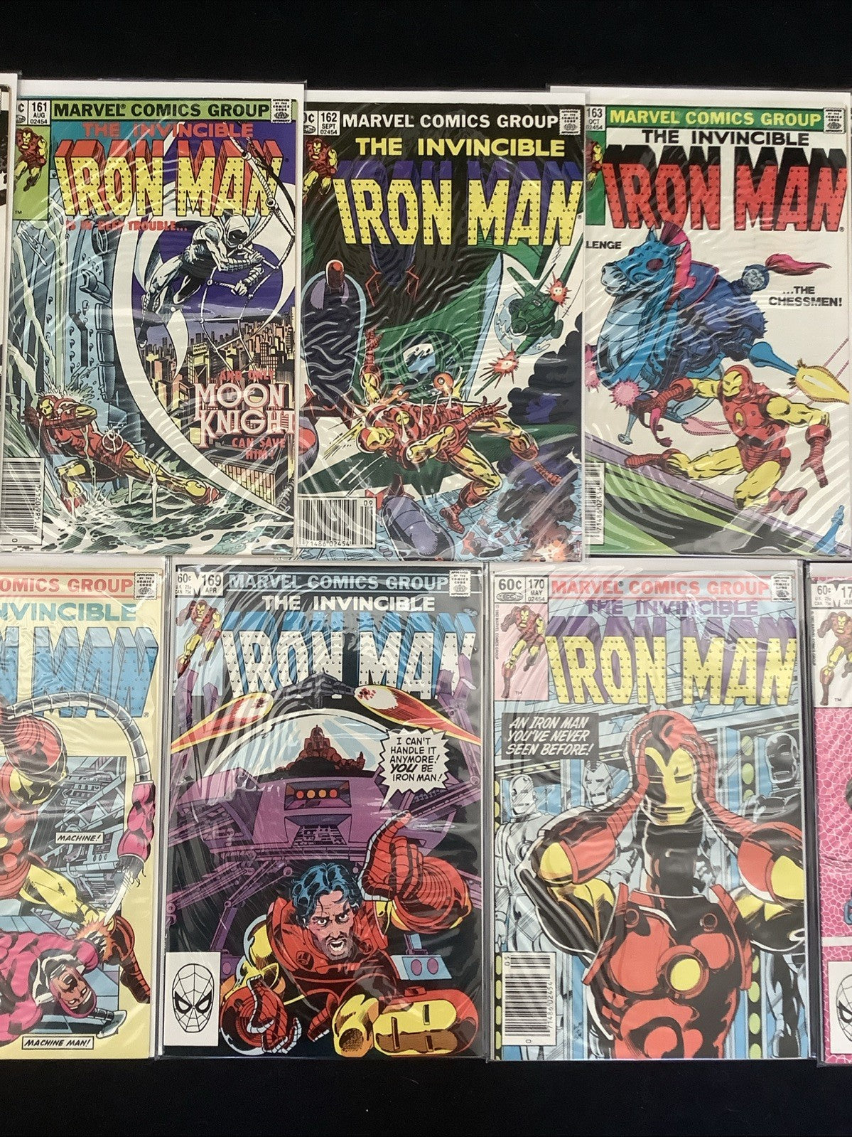 Iron Man #157-186 Comic Lot, Marvel, 1st App Rhodey As Iron Man, Obadiah Stane