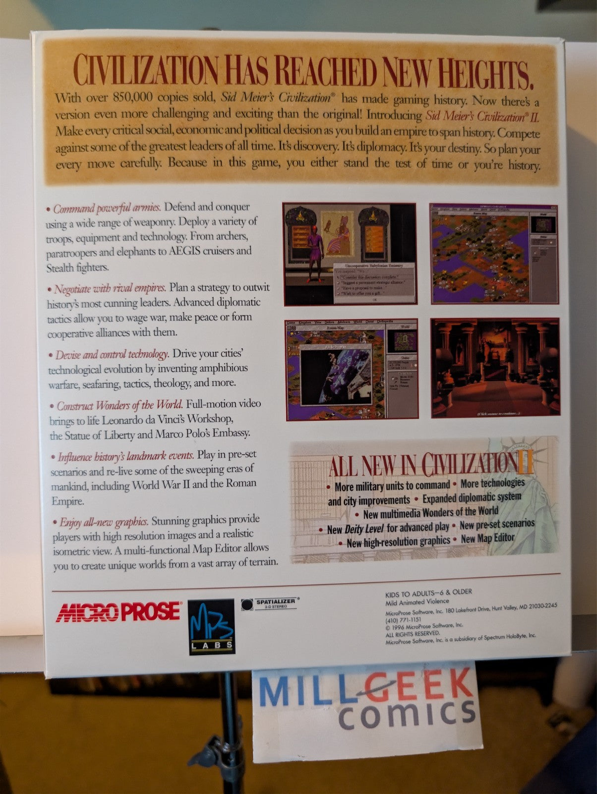 Civilization II Ultimate, Big Box Complete, Discs are NEW/SEALED, PC CD-ROM -JD