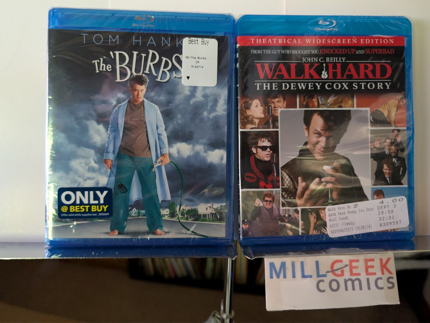 The 'Burbs / Walk Hard, The Dewey Cox Story, 2 Comedy Movie Set (Blu-ray) -JD