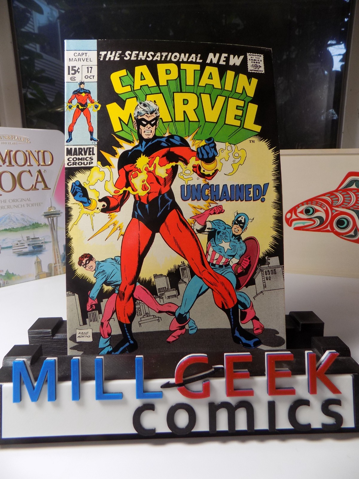 Captain Marvel #17 Marvel Comic October 1969 Very Fine