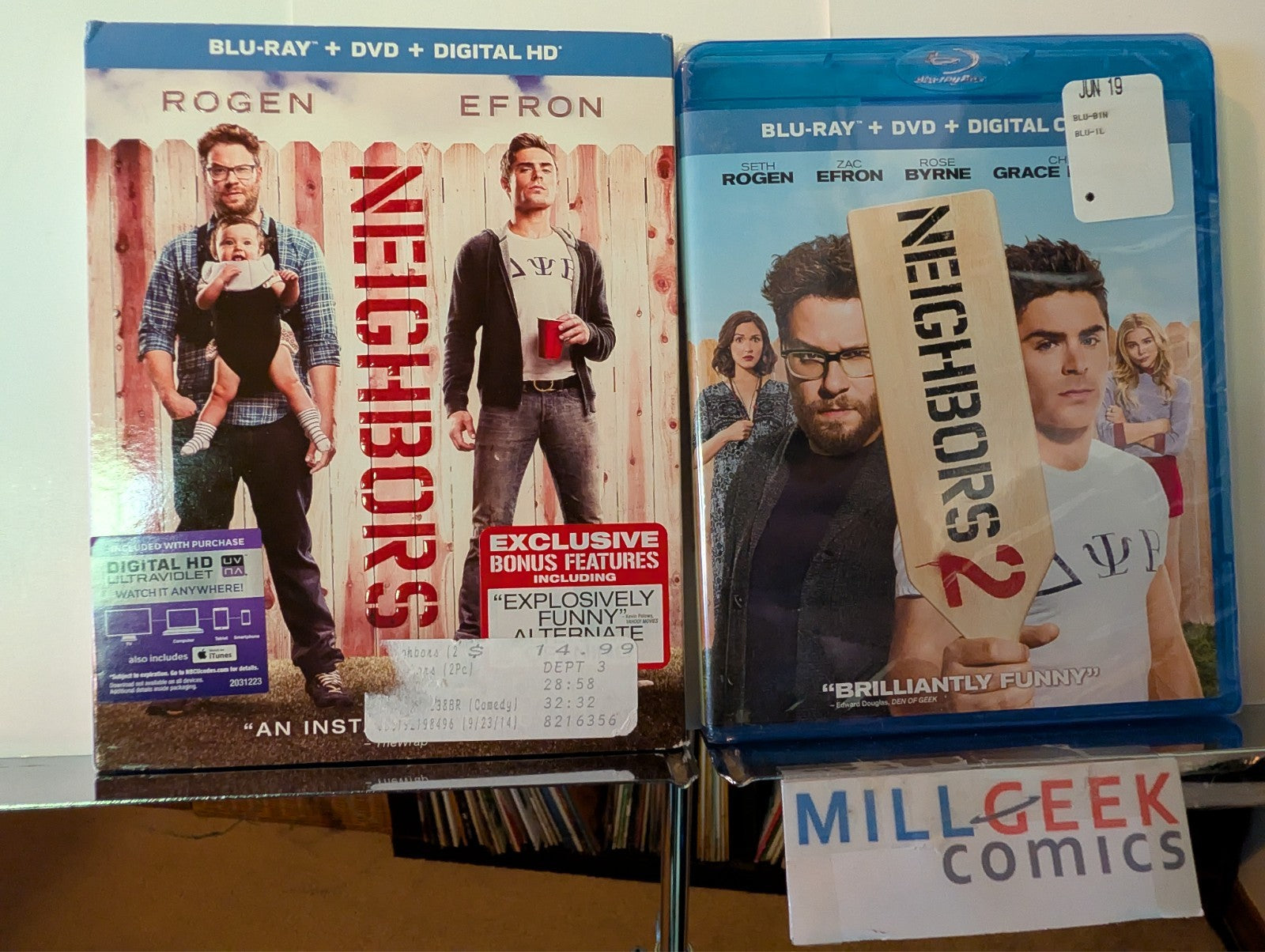 Neighbors / Neighbors 2: Sorority Rising, 2 Movie Set (Blu-ray) -JD