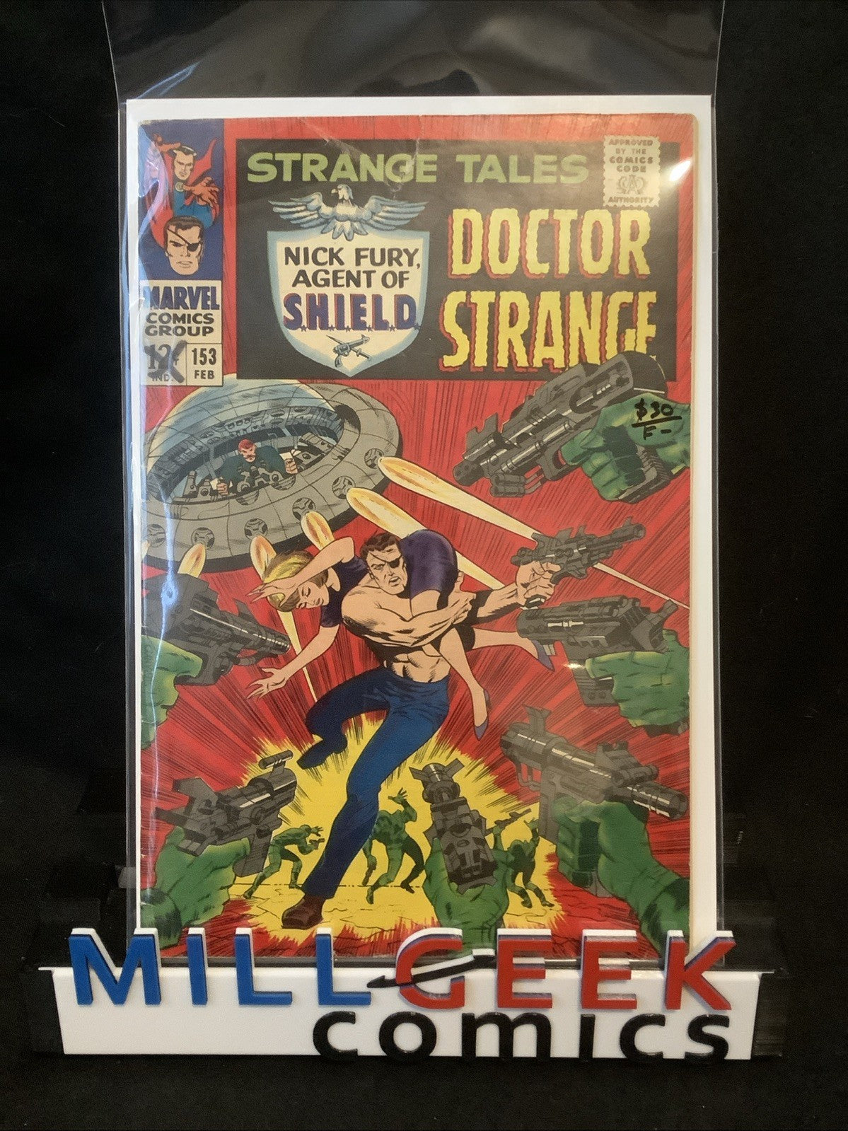 Strange Tales #153 (Marvel Comics February 1967) F- (5.5) Lee/Kirby/Steranko