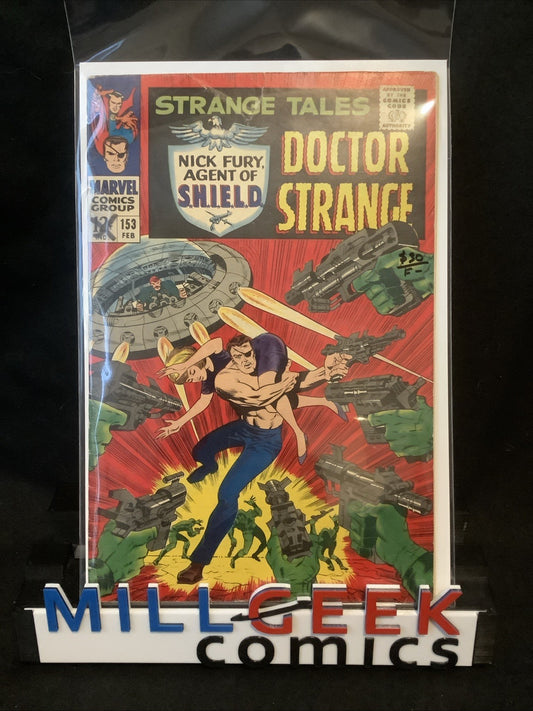 Strange Tales #153 (Marvel Comics February 1967) F- (5.5) Lee/Kirby/Steranko