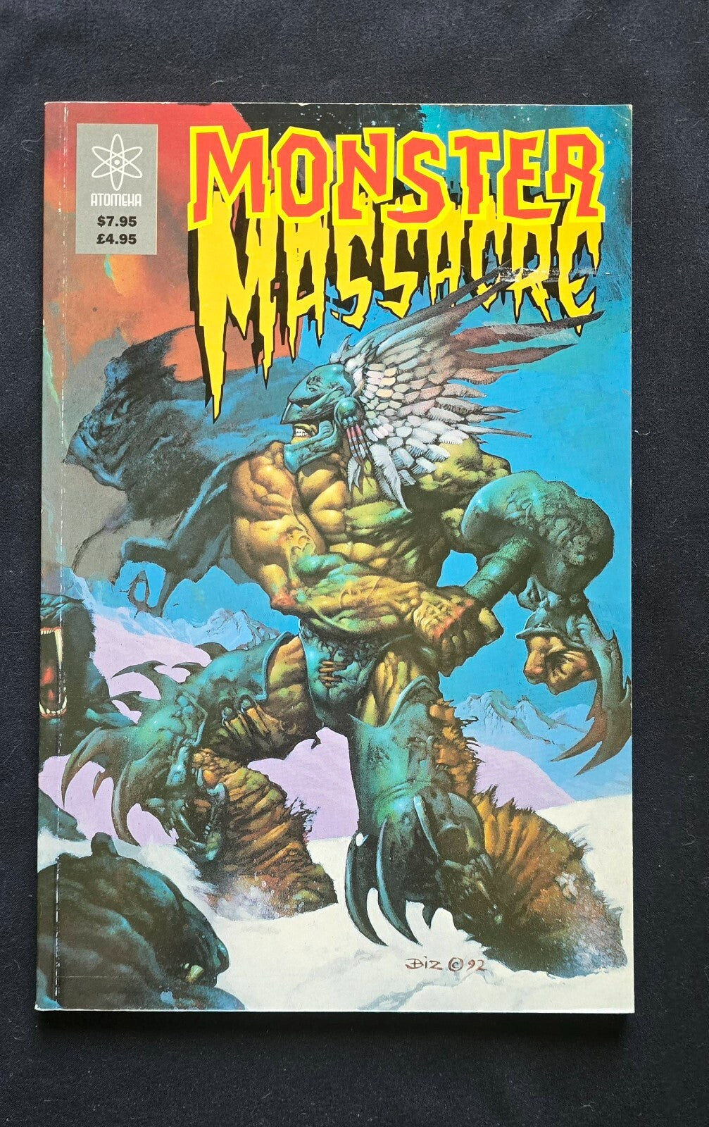 Monster Massacre - Simon Bisley art! (Atomeka Press 1993)