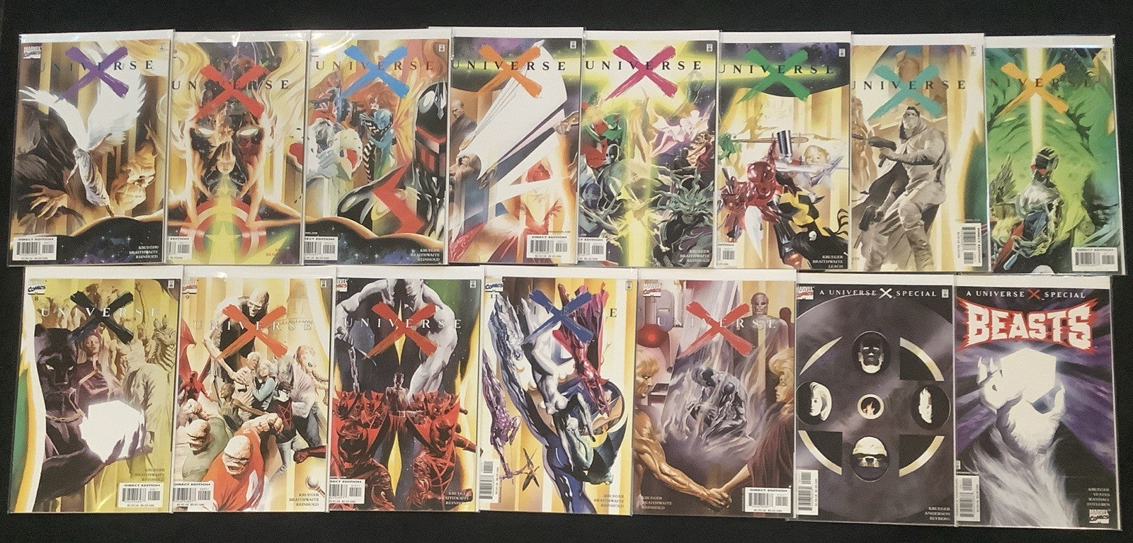 Universe X #0-12 + Specials Complete Comic Set, Marvel, Alex Ross, Jim Krueger