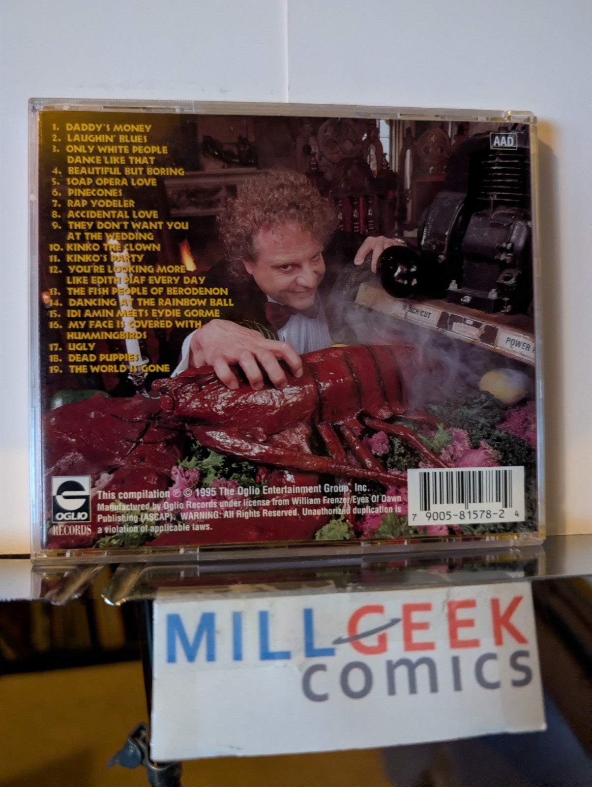 Comedy Albums 4 CD Lot (George Carlin, Ogden Edsl, Monty Python, Weird Al) -JD