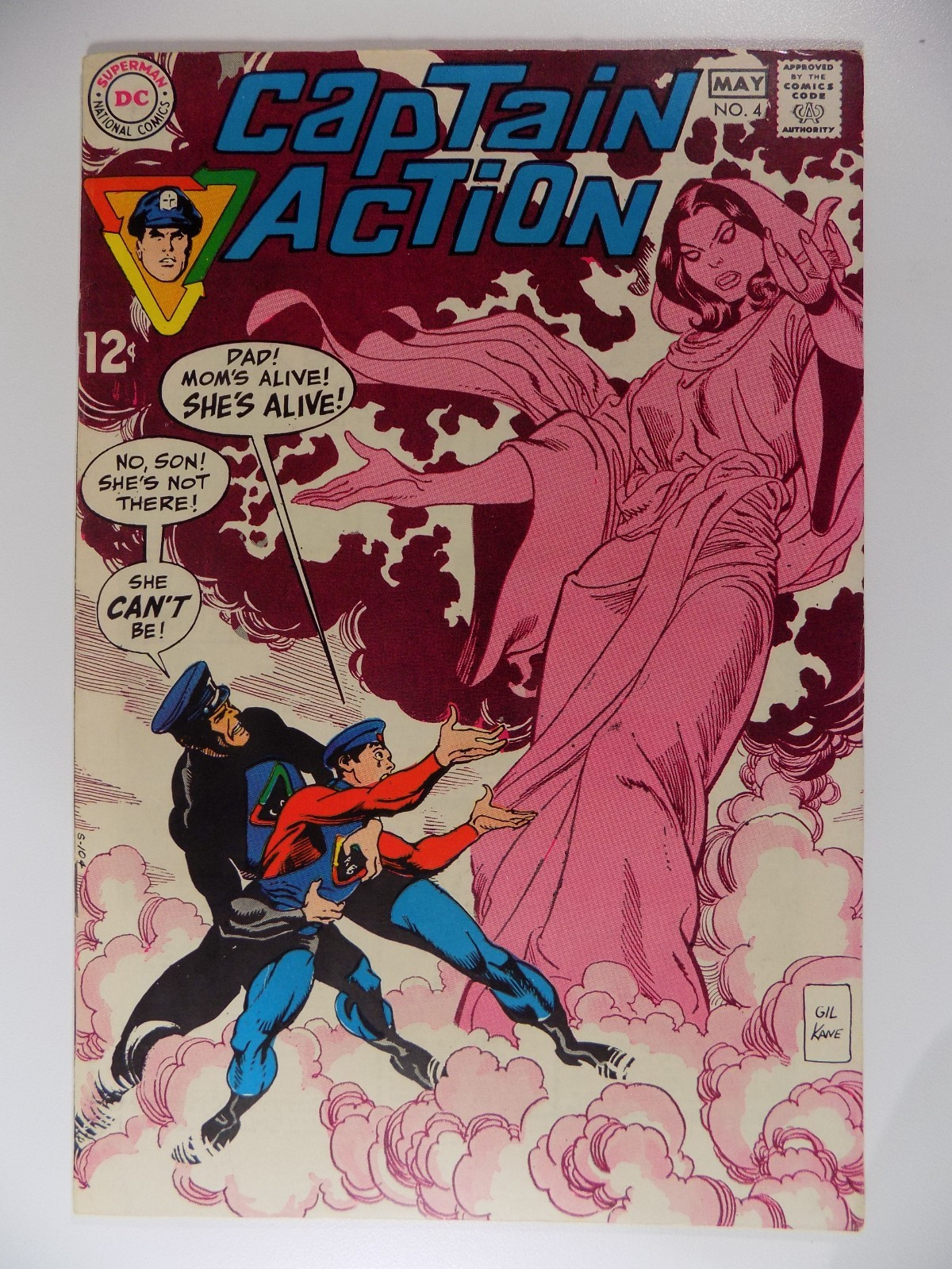 Captain Action #4 DC Comic May 1969 Very Fine