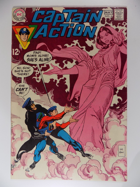 Captain Action #4 DC Comic May 1969 Very Fine