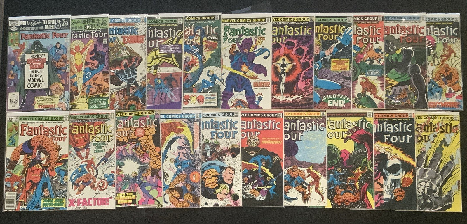 Fantastic Four #238-320 Comic Lot, Marvel, John Byrne, Malice, Dr Doom, Galactus