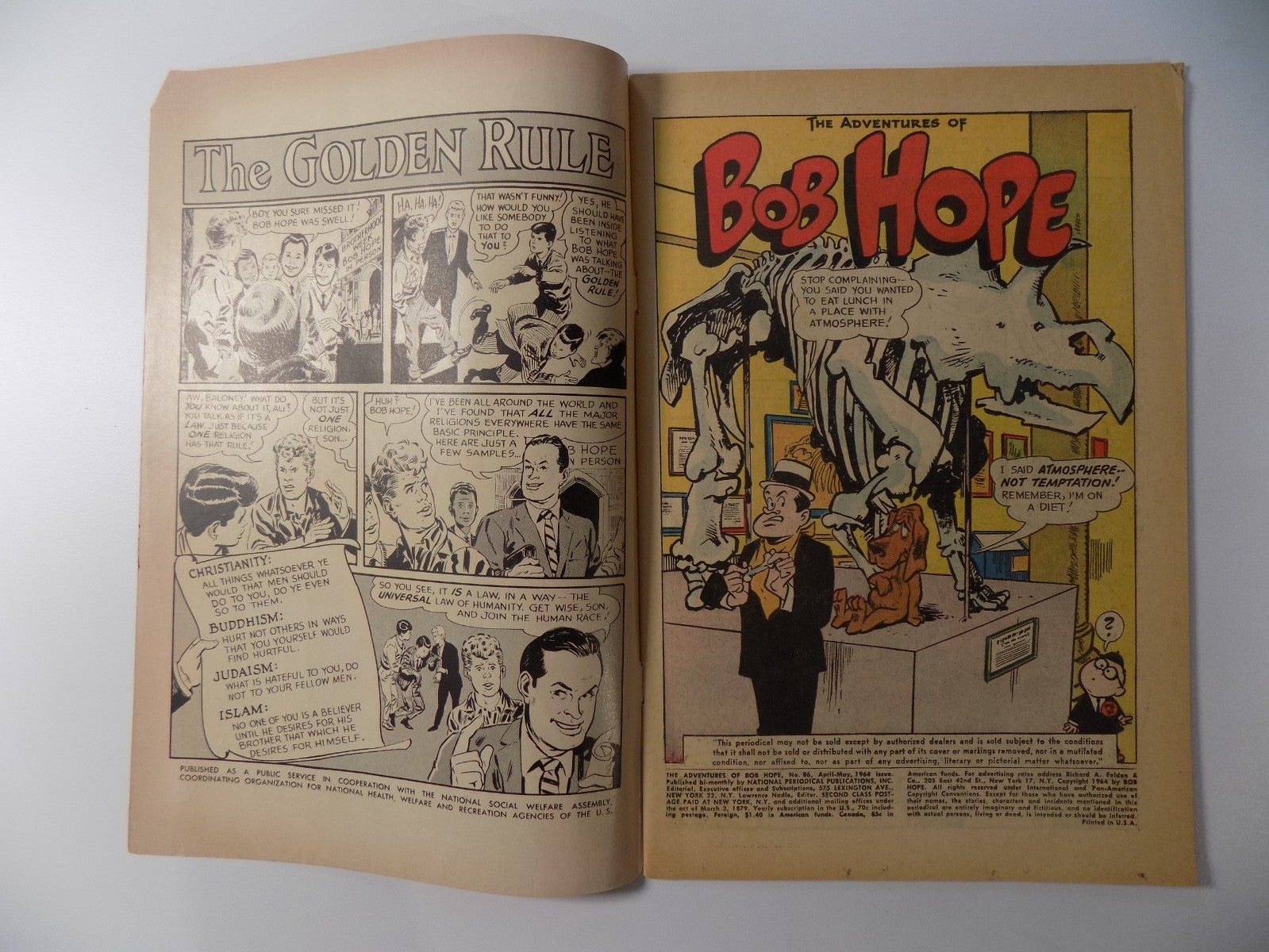 Bob Hope (The Adventures of) #86 DC Comic May 1964 Fine-