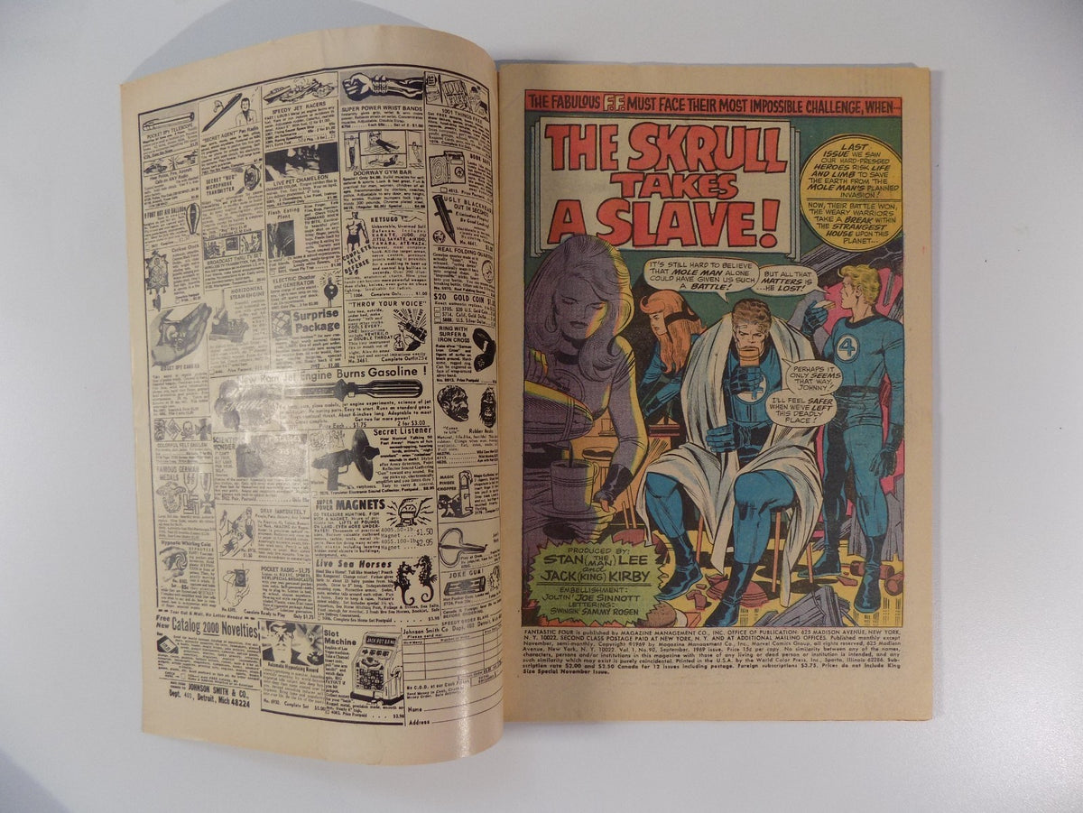 Fantastic Four #90 Marvel Comic September 1969 Fine