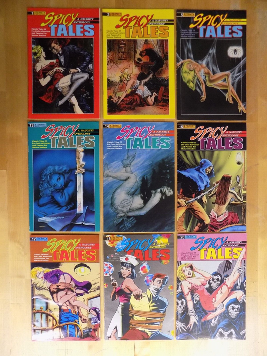 Spicy Tales Naughty Anthology #1,2,5,13,14,15,17,18 & 20 All Fine+ or Better