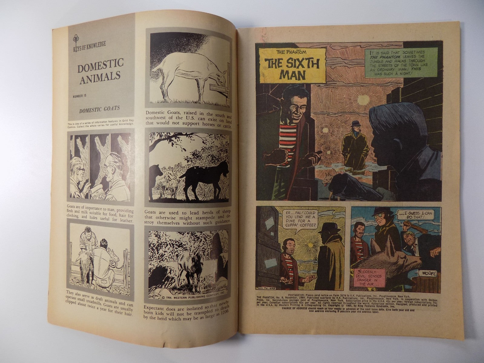 Phantom #9 Gold Key Comic November 1964 Fine/Very Fine