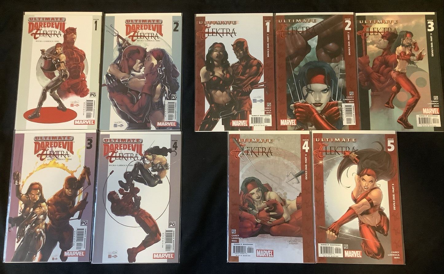 Ultimate Elektra Bundle: Daredevil & Elektra #1-4, Ultimate Elektra #1-5, Marvel