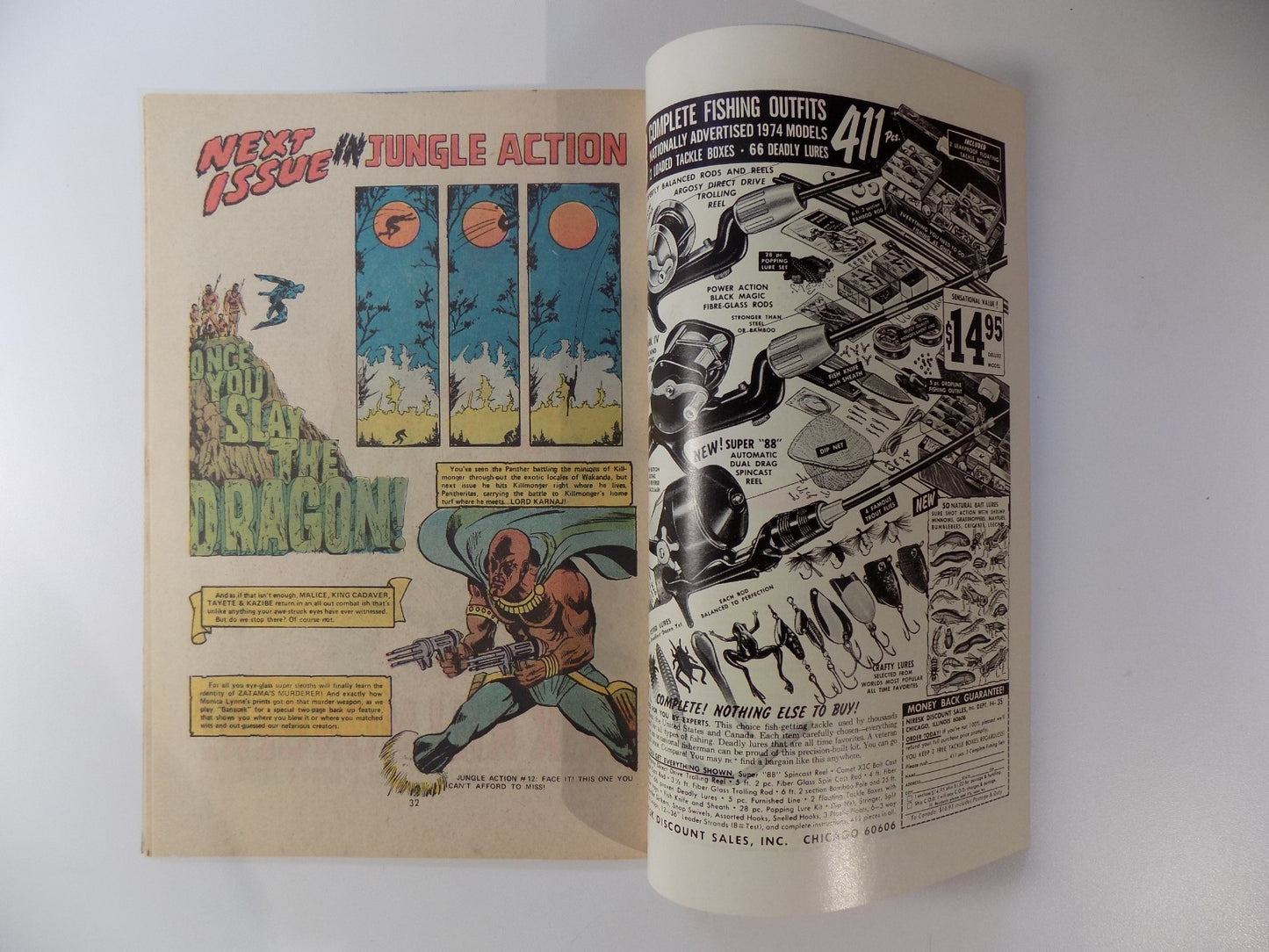 Jungle Action #10 Marvel Comic July 1974 Very Fine+