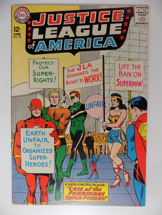 Justice League of America #28 DC Comic June 1964 Very Fine