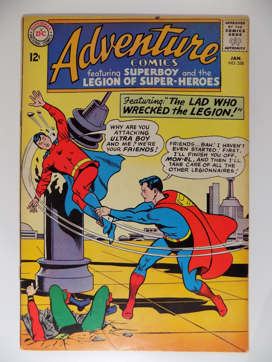 Adventure Comics #328 DC Comic Fine January 1965