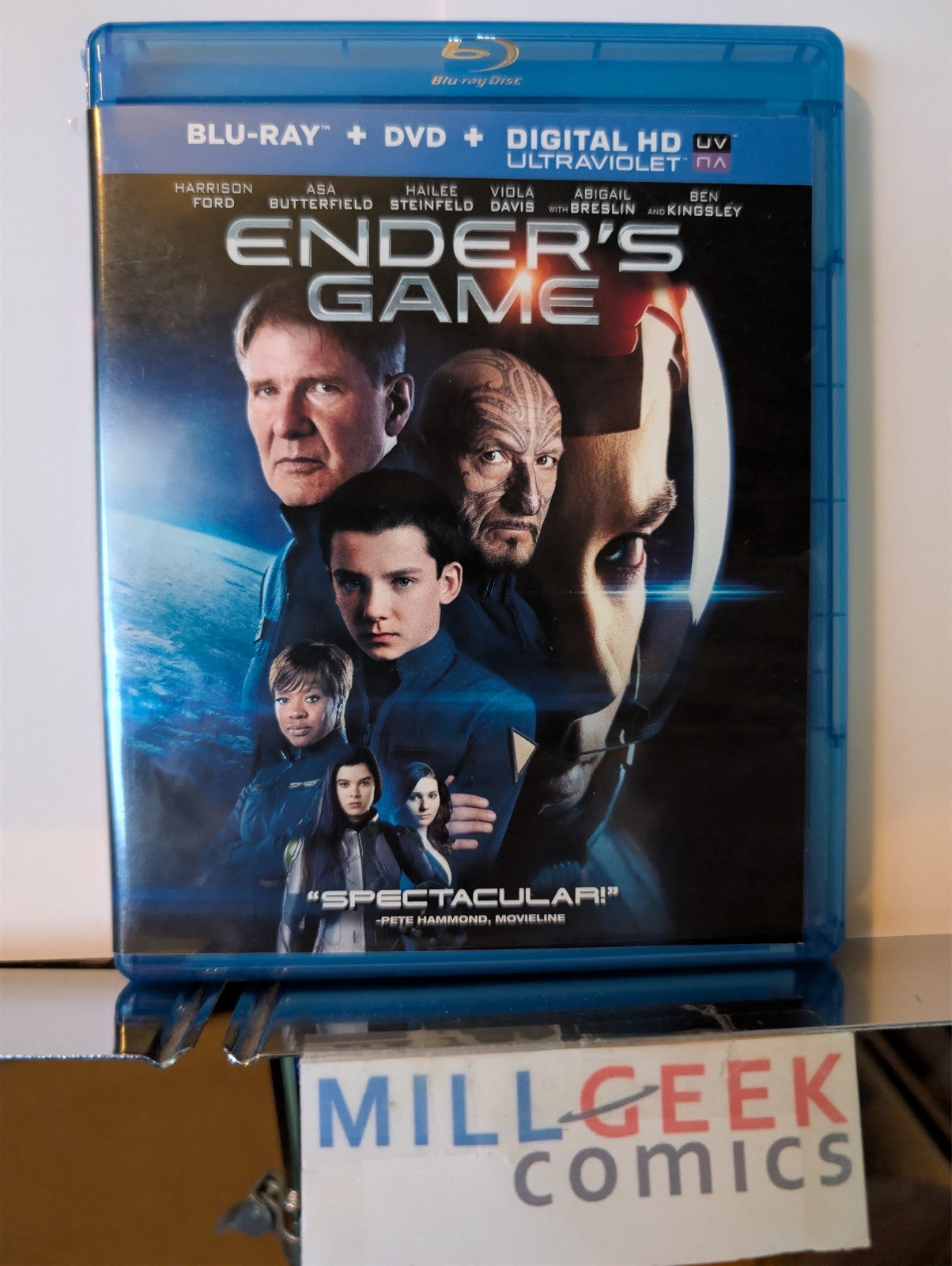 Ender's Game / Super 8, 2 Sci-Fi Movies (Blu-Ray) -JD
