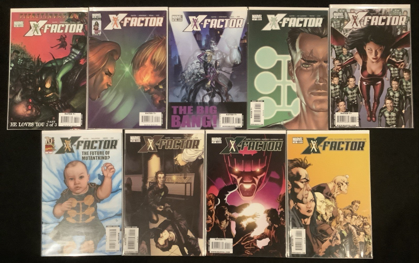 X-Factor #34-42 Comic Lot, Marvel Comics, Peter David, Larry Stroman, 2008