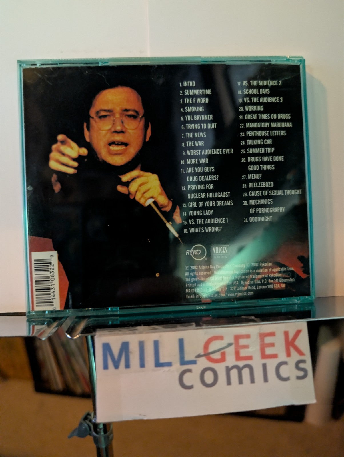 4 Comedy CD Albums (Fierstein, Derek and Clive, Izzard, Hicks) -JD