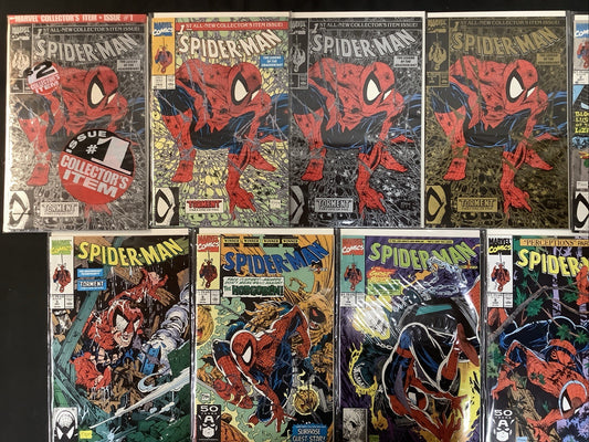 Spider-Man #1-49 Comic Lot, Marvel Comics, Multiple Variants #1, Todd McFarlane