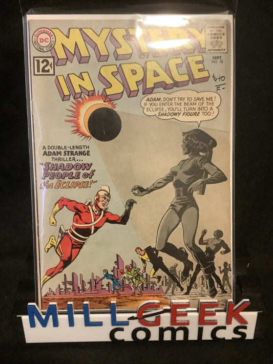 Mystery in Space #78 (DC Comics September 1962) F- (5.5) Infantino/Fox
