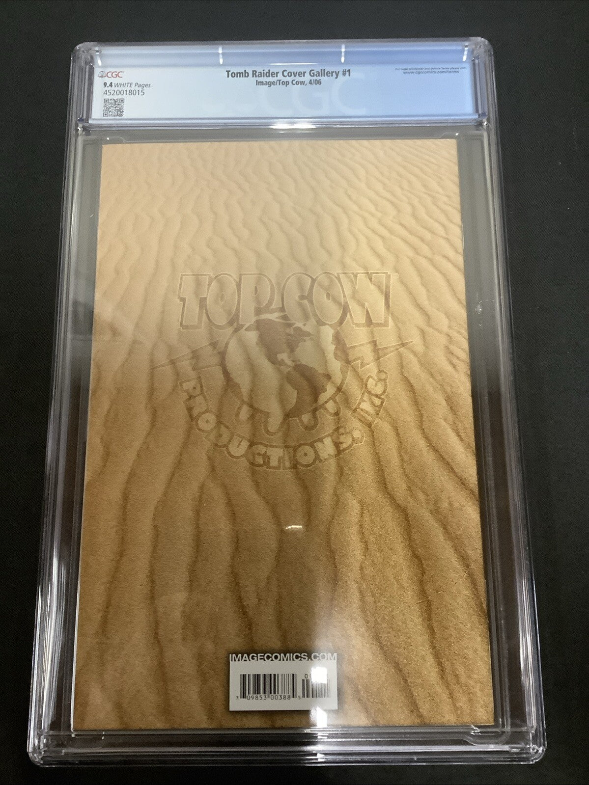 Tomb Raider Cover Gallery #1 (2006) CGC Graded 9.4, White Pages, Adam Hughes