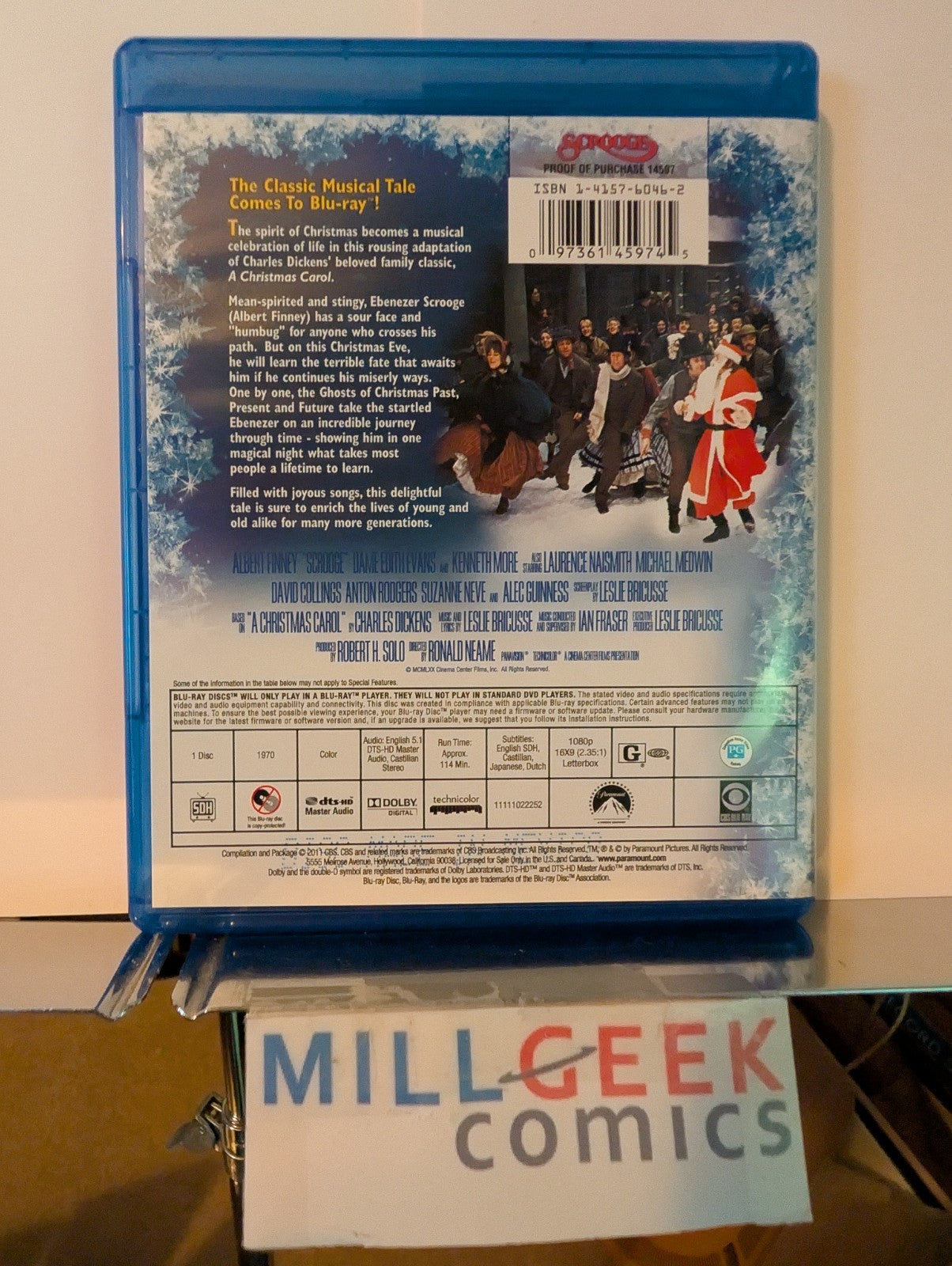 Scrooge, Albert Finney, Musical (Blu-ray) -JD
