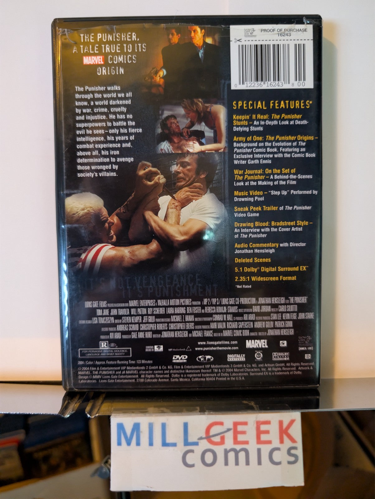 The Punisher / Dredd / Jonah Hex, 3 Action Movie Set (DVD) -JD