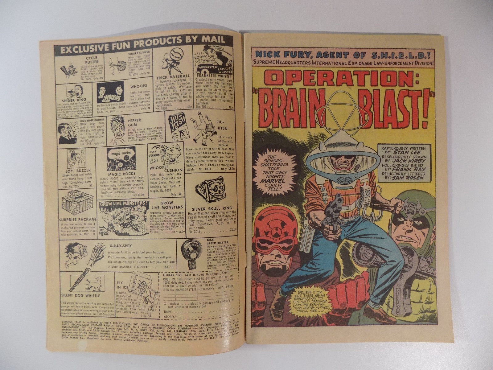 Strange Tales #141 Marvel Comic February 1966 Fine